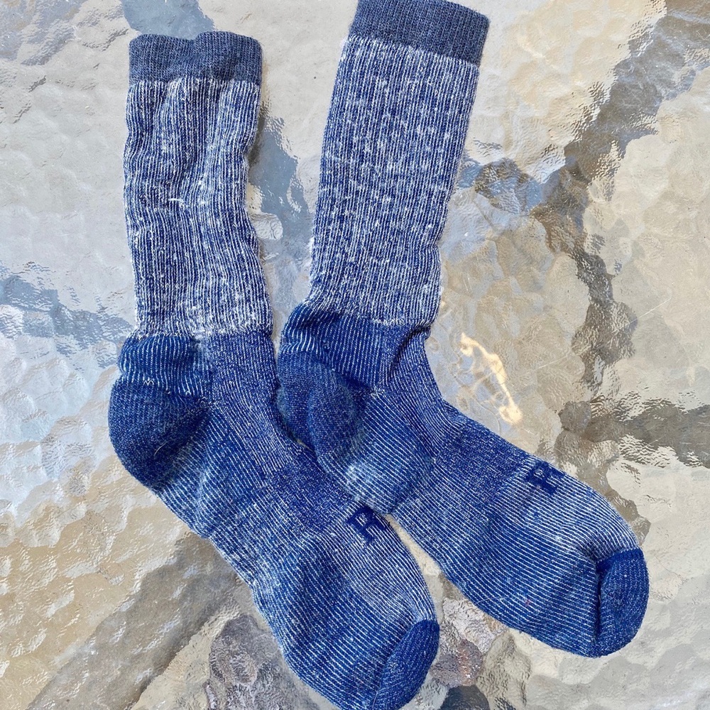 REI WOOL NAVY BLUE SOCKS!